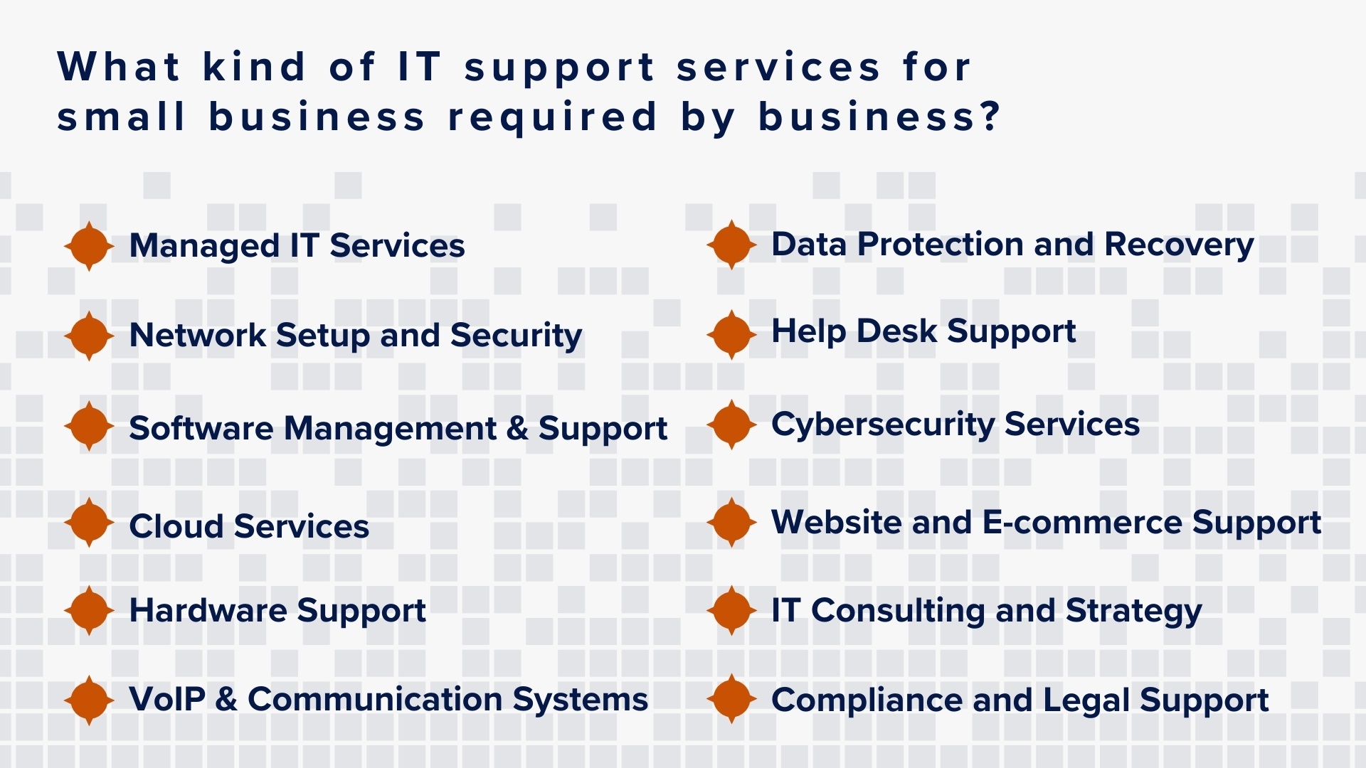 IT support services for small business