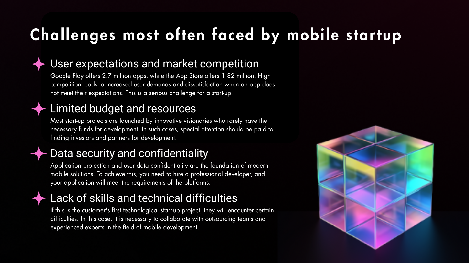 mobile app development startup